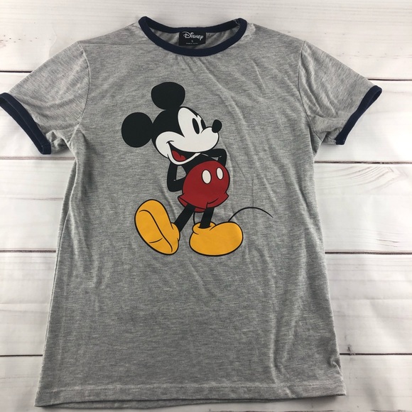 Disney Tops - Mickey Mouse gray T-shirt